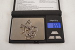 Halsband med korshänge i silver 835 - 6,5g. A41