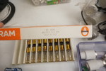 Taklampa, Osram glödlampor. mm BC65/