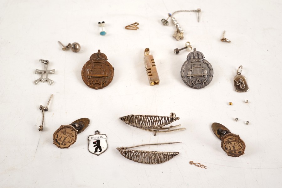 Silvermanschettknappar, mm. A50