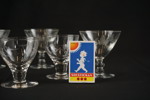 Spritsglas i kristall, handslipad. G13/