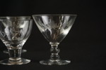 Spritsglas i kristall, handslipad. G13/