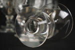 Spritsglas i kristall, handslipad. G13/