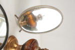 Vintage speglar, knivar, fotogenlampa mm. A61/