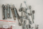 Aluminium plattor, Spikar mm. D23/