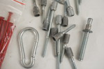 Aluminium plattor, Spikar mm. D23/