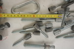 Aluminium plattor, Spikar mm. D23/