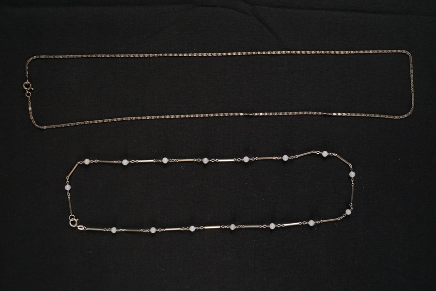 2st Silverhalsband 8g. A60