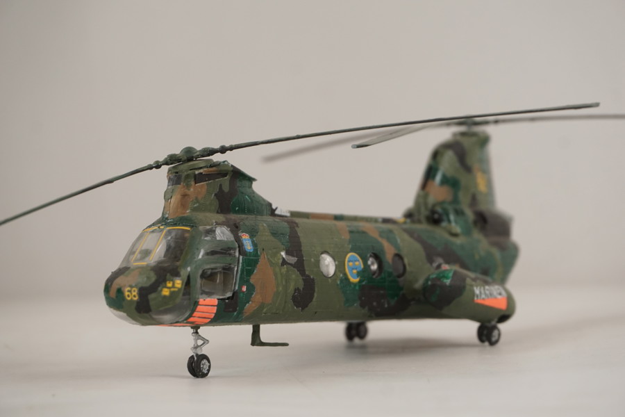 HKP4 Vertol Marinen, modellflygplan. G21