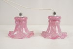 2st Fönsterlampor, rosa. G28