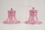 2st Fönsterlampor, rosa. G28