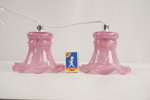 2st Fönsterlampor, rosa. G28