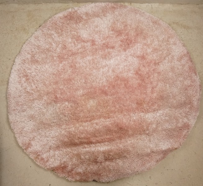 Rosa rundmatta Ø160cm. B8