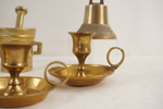 6st Ljusstakar i mässing mm. A77