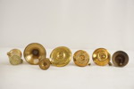 6st Ljusstakar i mässing mm. A77