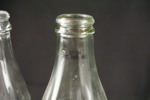 9st Vintage Coca Cola flaskor i glas. A78
