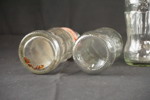 9st Vintage Coca Cola flaskor i glas. A78