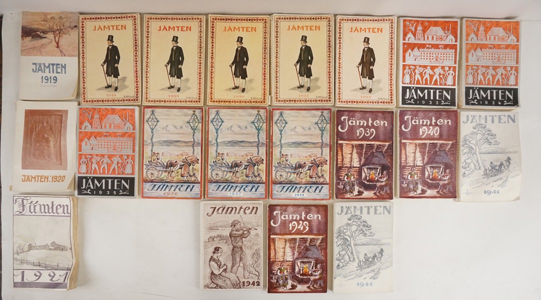 20st Jämten böcker. A80