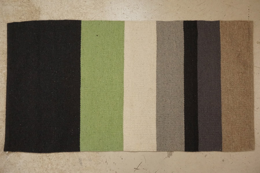 Ullmatta svart 70x132cm. B33