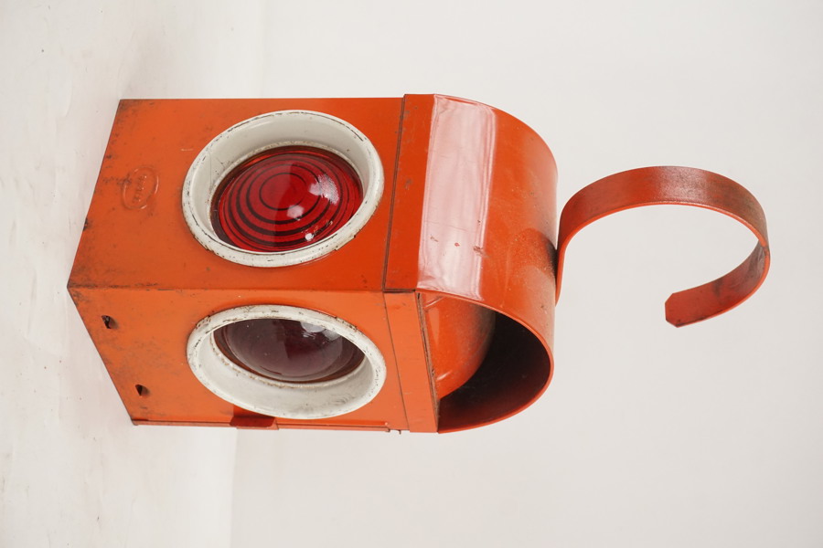 Vintage stinslykta, röd. C7