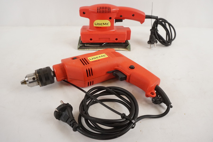 Useme Borrmaskin och slipmaskin. D9