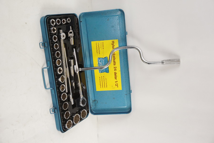 Hylsnyckelsats 24 delar 1/2. D22