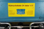 Hylsnyckelsats 24 delar 1/2. D22