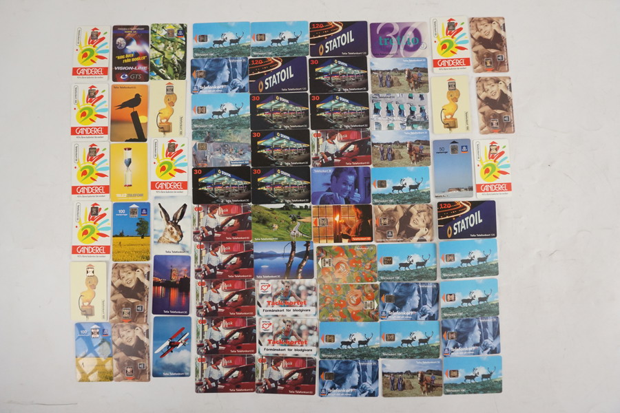 Vintage telefonkort. A107