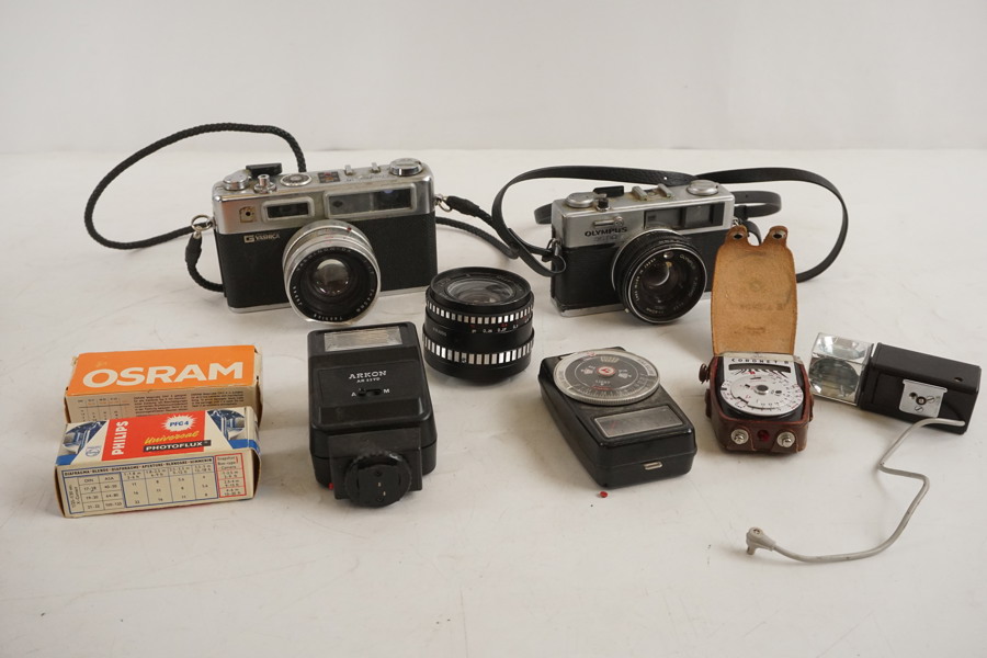 2st Kameror, Olympus 35MD, Yashica G, mm. A112 