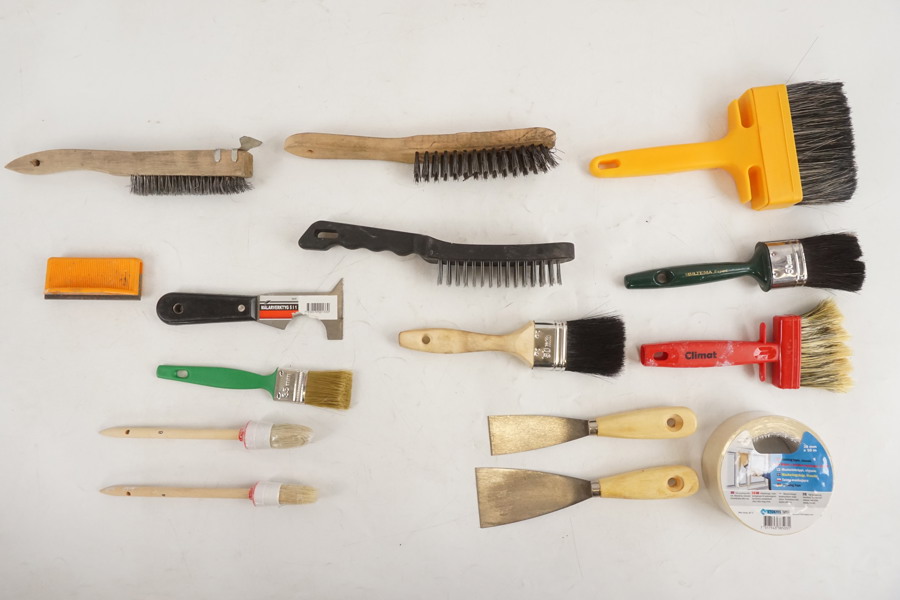 Penslar och spatlar mm. A116