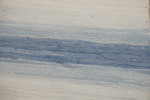 Matta blå/vit 125x65cm. B245/