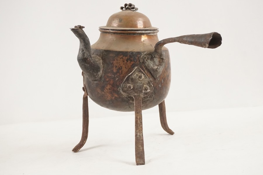 Allmoge kaffekanna i koppar. C11