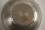 Svensk tenn, ljusstake, koppar, skål med lock mm. A123