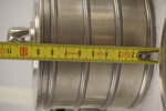 Svensk tenn, ljusstake, koppar, skål med lock mm. A123