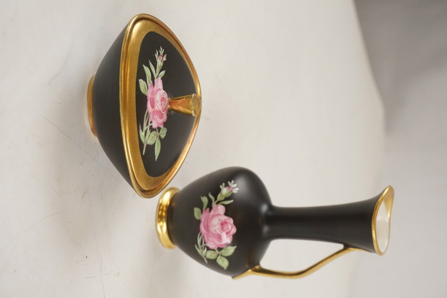  Bavaria J.K. Carlsbad vas, skål med lock. G58