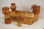 Allmoge, trälådor, vas mm.  A135