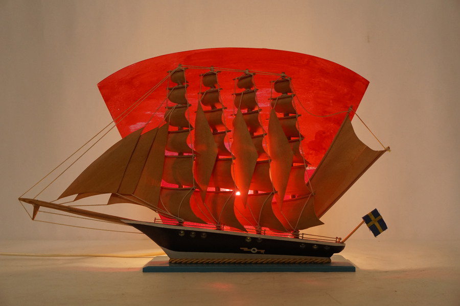 Båt bordslampa. M37