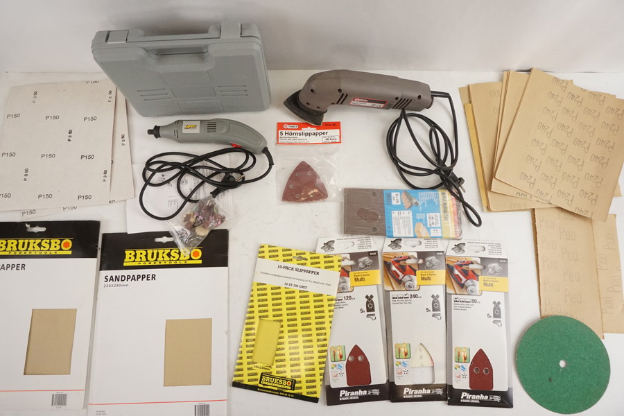 Meec Tools multislip/Gravyr, Sandpaper mm. D57