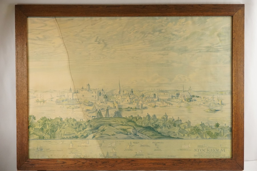 Stockholm Wasatiden, grafik 146x106. B72 