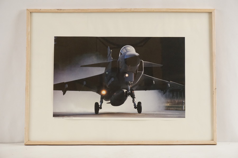 Militär bild JAS 39, 71x51cm M17