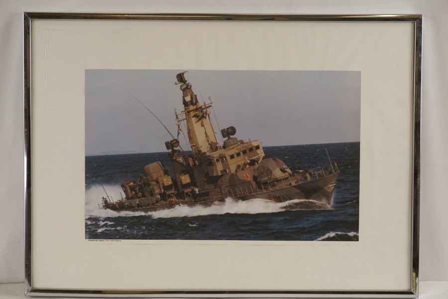 Bild Militär båt, 70x50cm. M18  