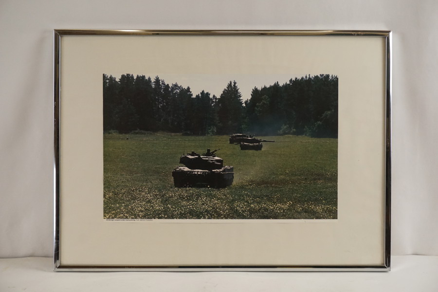 Bild, Militär stridsvagnar 70x50cm. M20