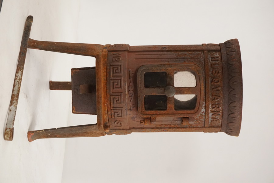 Husqvarna 314, kamin i gjutjärn. B95