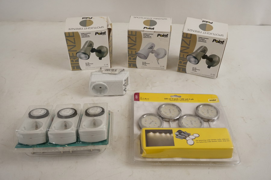 Spotlight, Led,  klockströmbrytare. A131