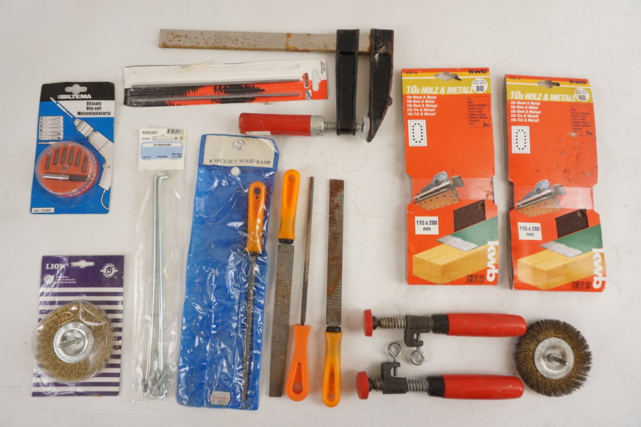 Filar, klämmor mm. D48