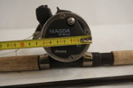 Gavia X606 fiskespö, Okuma Magda Pro fiskrulle. A134