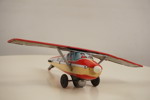Vintage Leksaksflygplan i plåt, sky taxi. A150