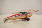 Vintage Leksaksflygplan i plåt, sky taxi. A150