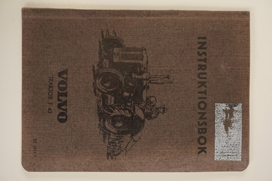 Volvo T43 traktor Instruktionsbok. A154