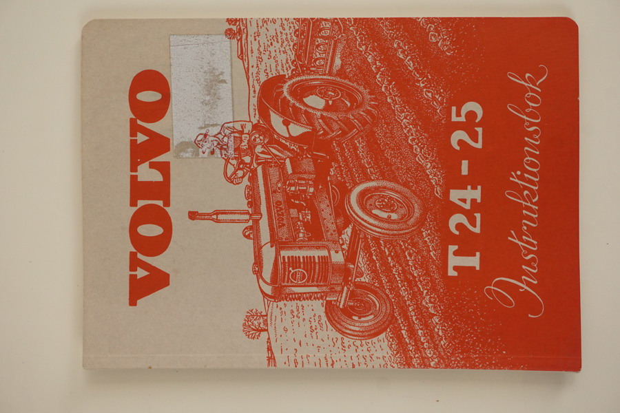 Volvo T24 - T25  traktor Instruktionsbok.  A156