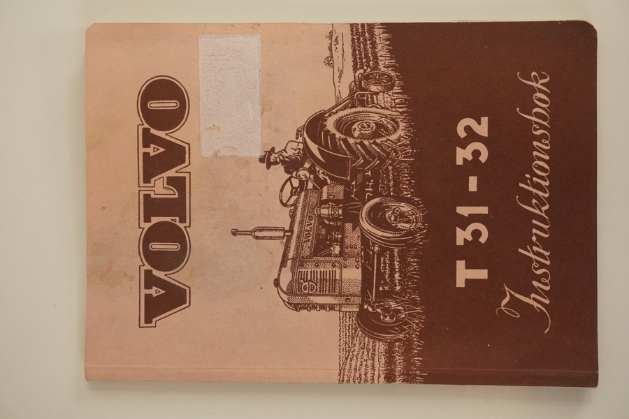 Volvo T31-T32 traktor Instruktionsbok. A157